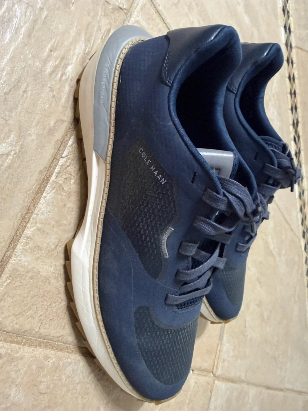 Cole Haan Navy and White Men's Golf Shoes